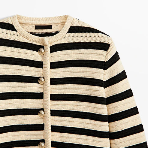 Vanessa | Striped Cardigan