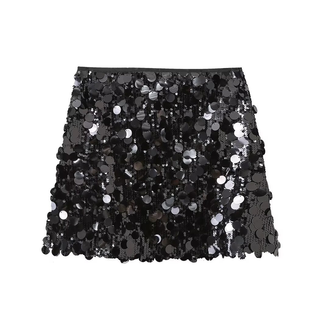 Isla | Sparkling Sequin Skirt