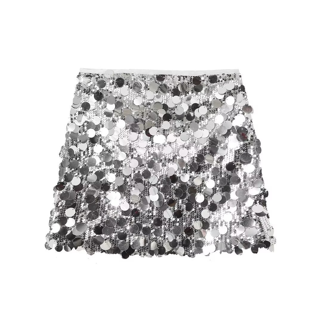 Isla | Sparkling Sequin Skirt