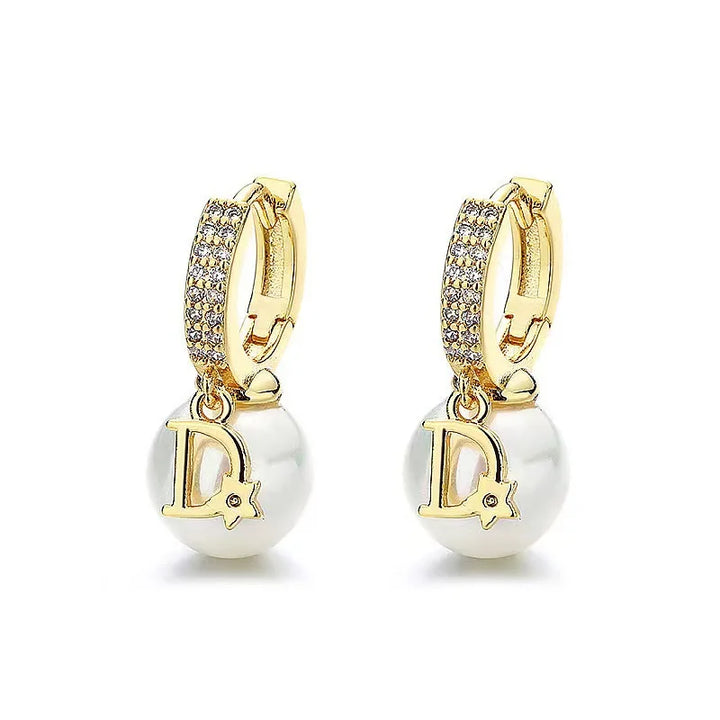 Baylor | Dazzling Pearl Earrings