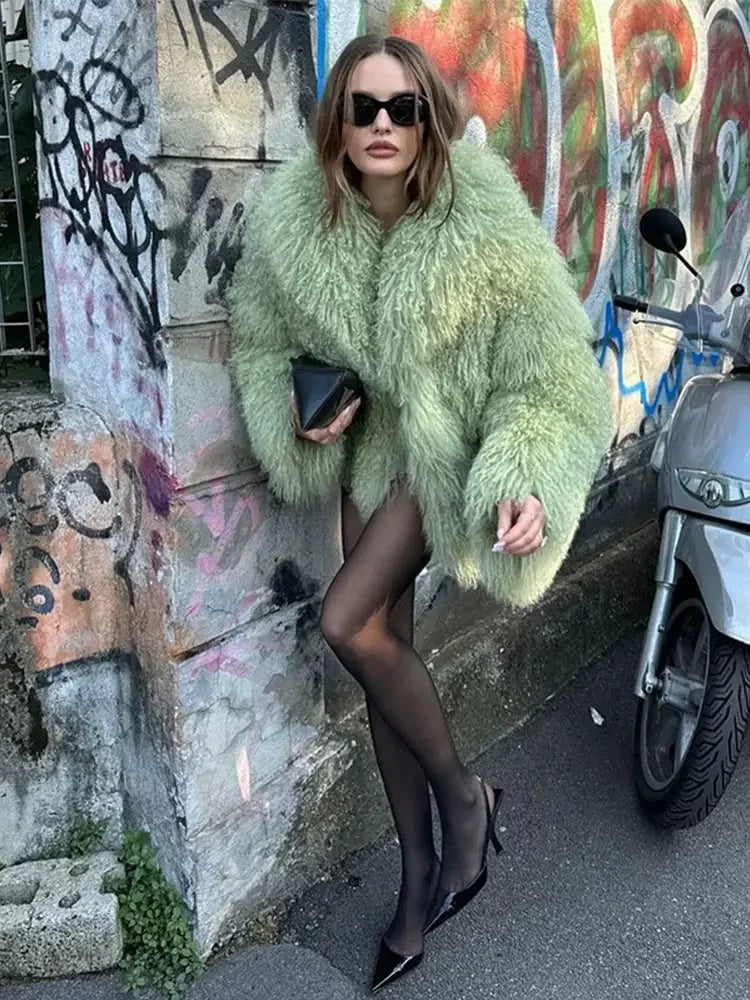 Capri | Fluffy Fur Coat