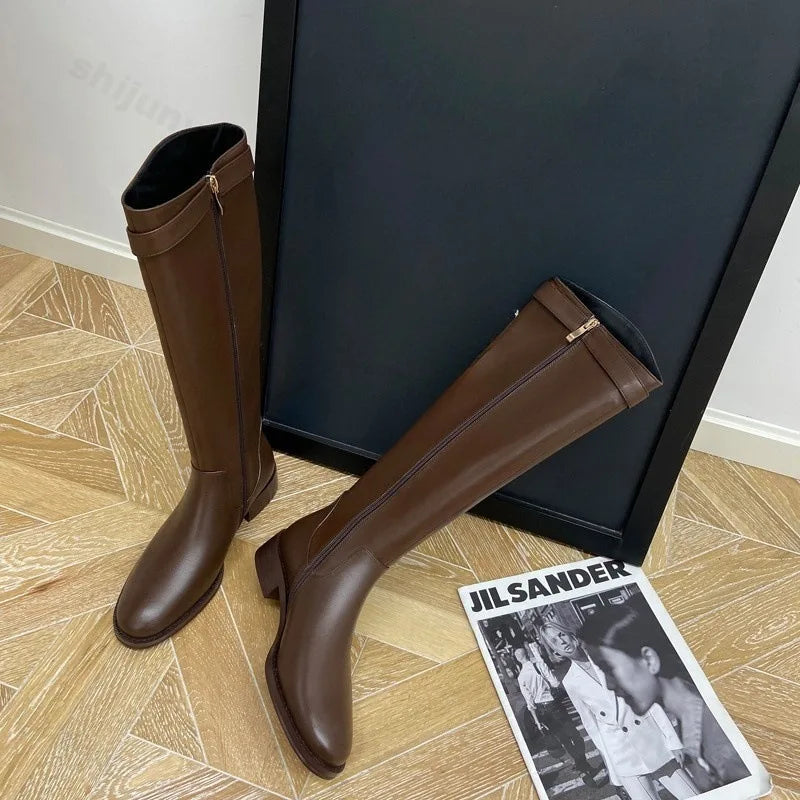 Maliyah | Classic Leather Boots