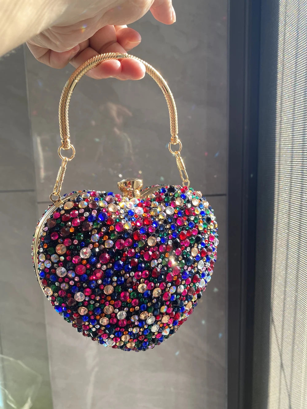 Juliet | Dazzling Heart Handbag