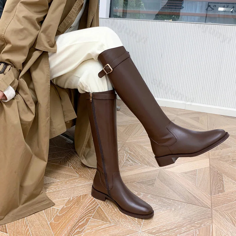 Maliyah | Classic Leather Boots