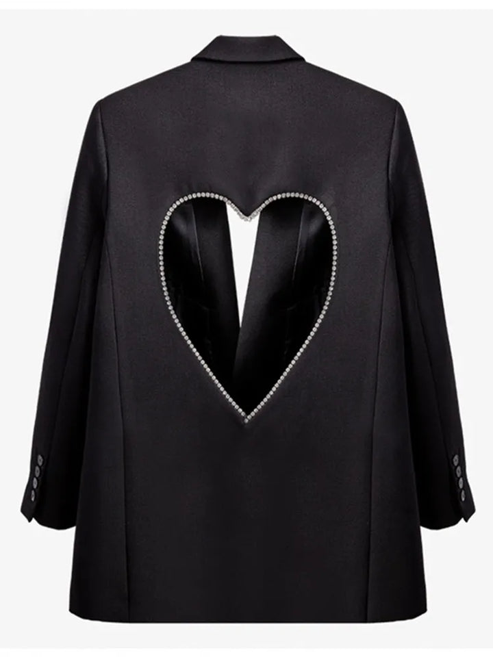 Daphne | Cut-out Heart Blazer