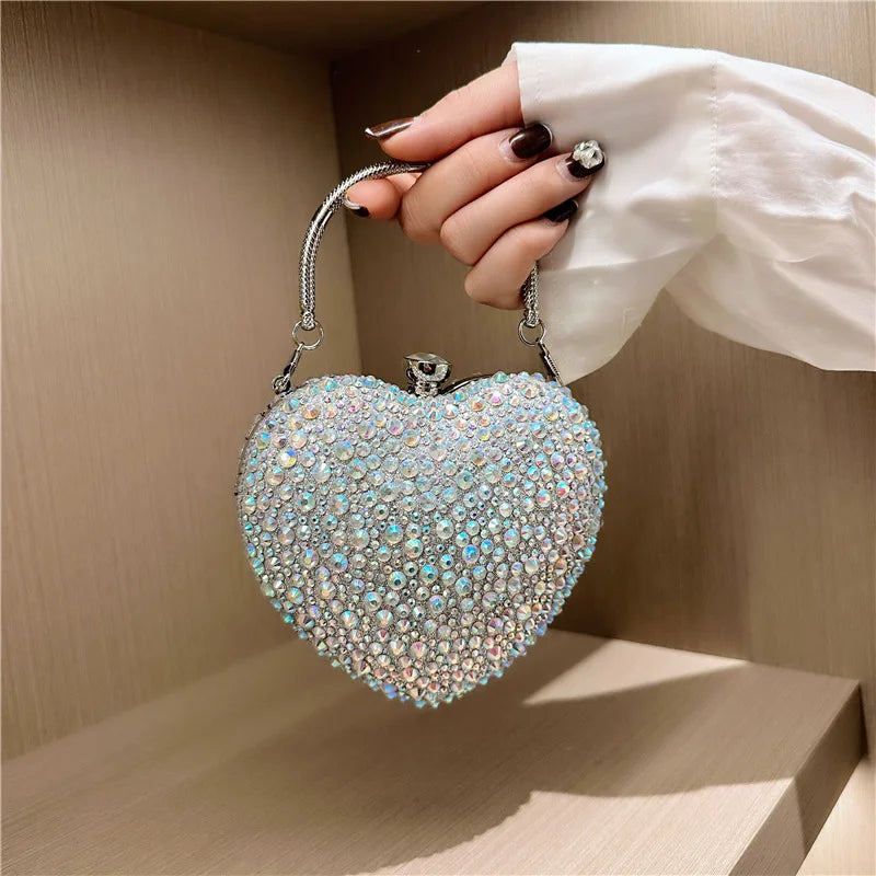 Juliet | Dazzling Heart Handbag